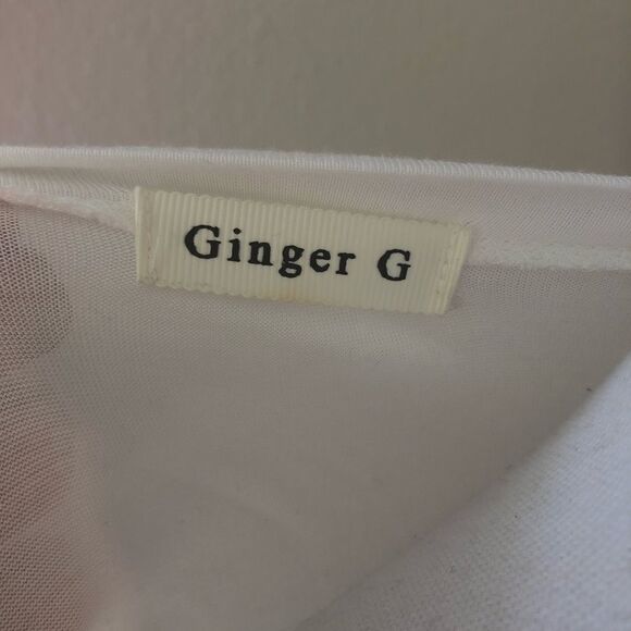 Ginger G White Mermaid Pocket Tee - Picture 5 of 5